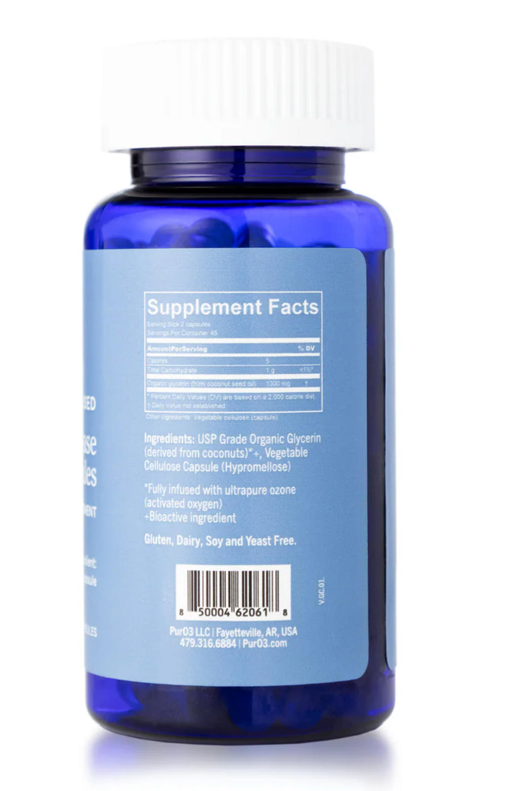 Ozone-Infused Glycerin Capsules
