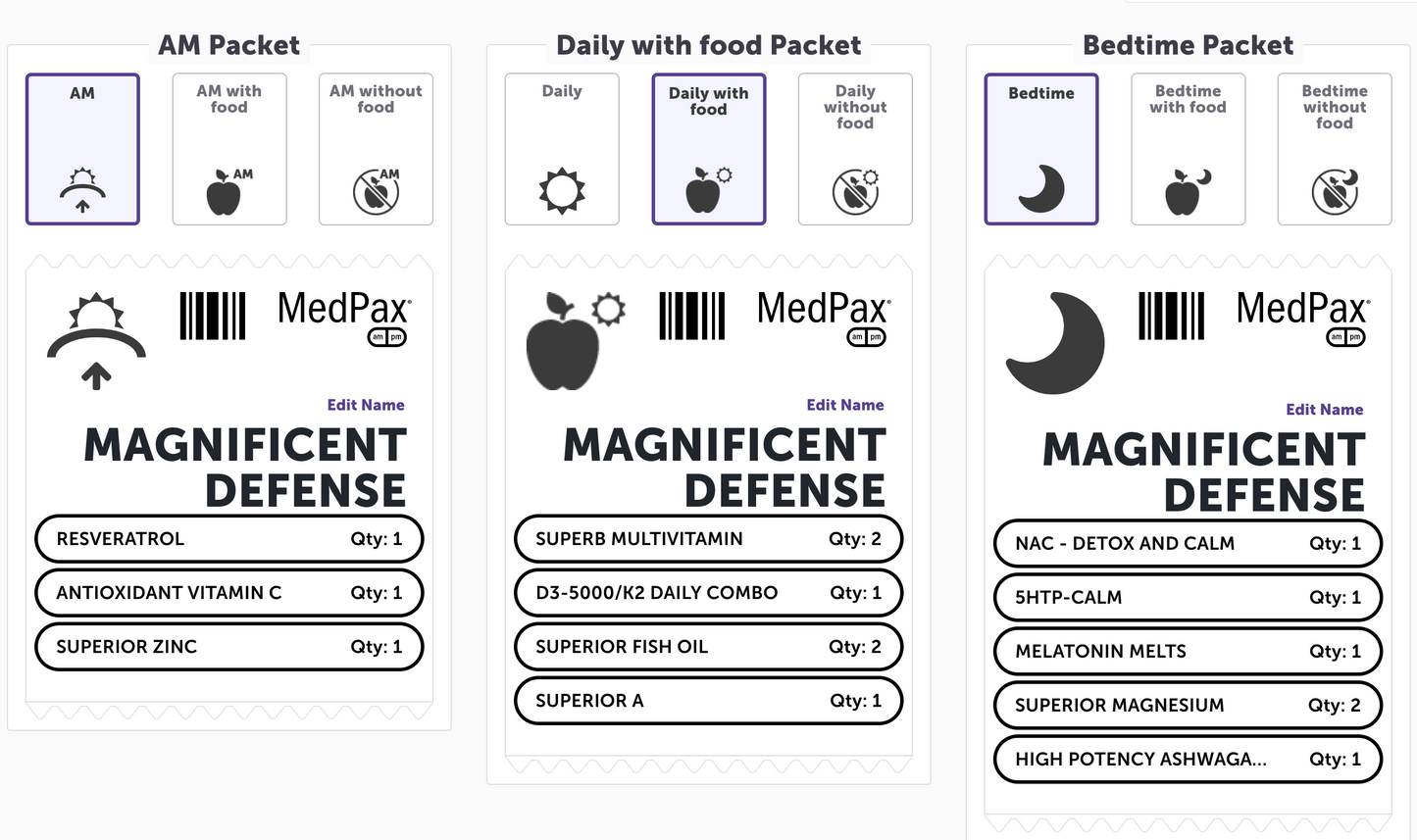 Magnificent Defense Med Pack