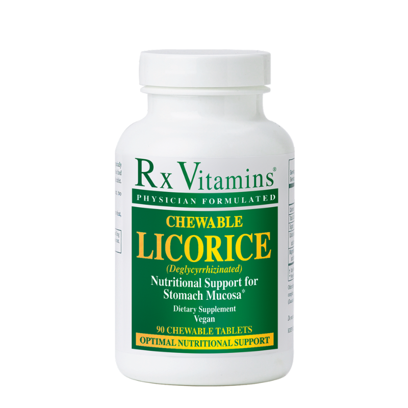Rx Vitamins Chewable Licorice Deglycyrrhizinated