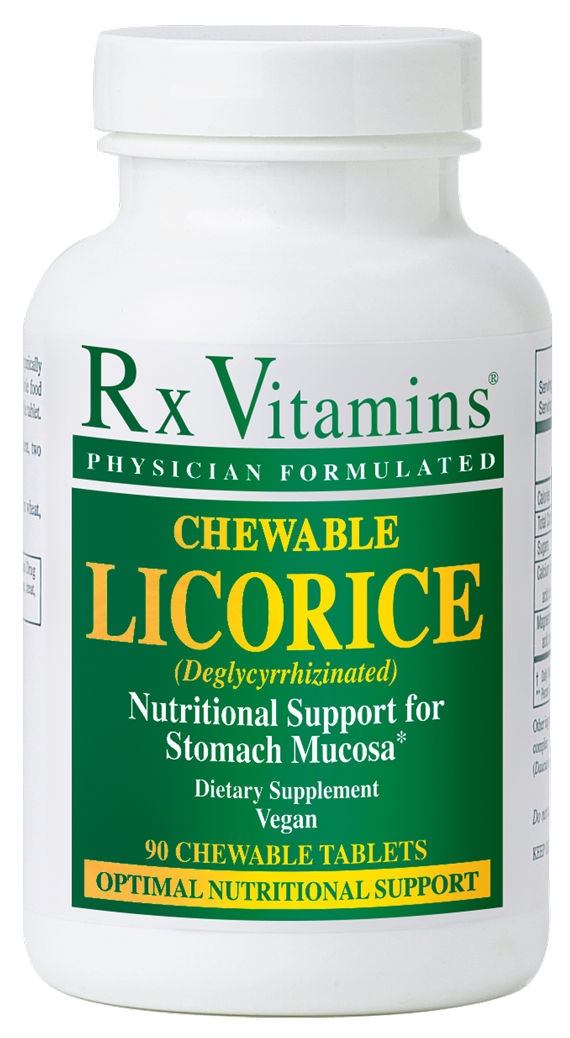 Rx Vitamins Chewable Licorice Deglycyrrhizinated