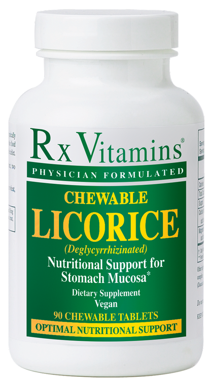 Rx Vitamins Chewable Licorice Deglycyrrhizinated